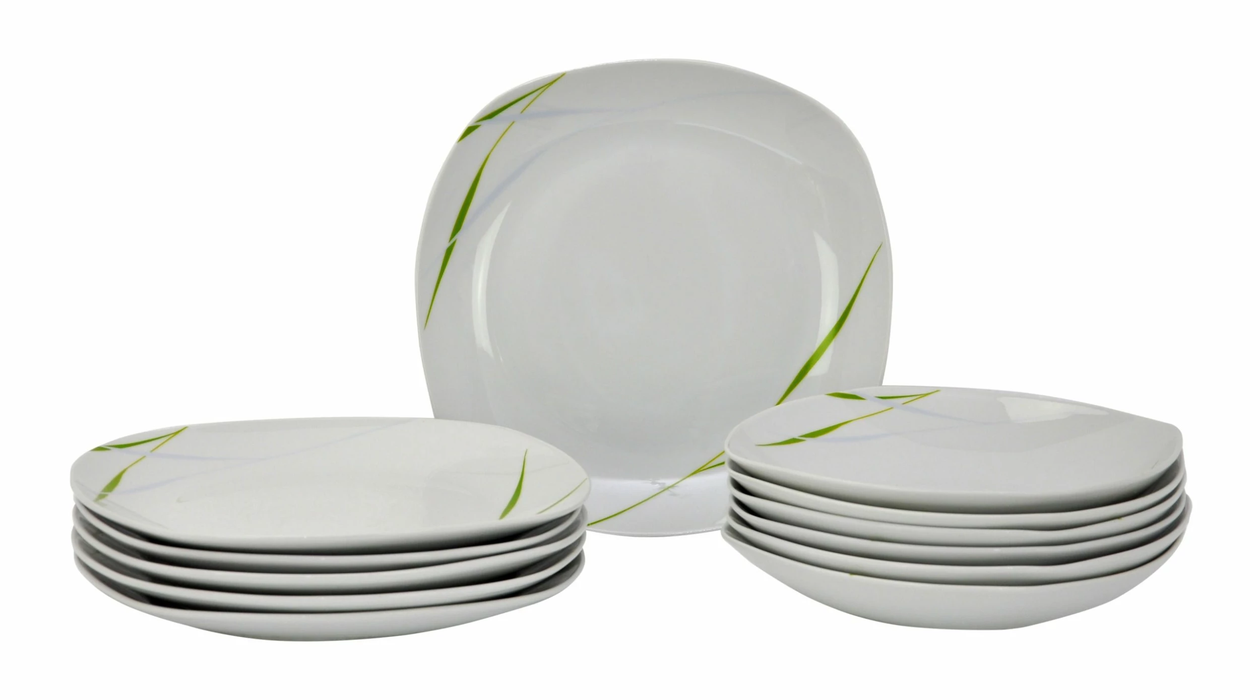 Null Kombiservice Aviva 30tlg. Weiß Mit Farbigem Dekor Für 6 Personen 5 Null Kombiservice Aviva 30tlg. Weiß Mit Farbigem Dekor Für 6 Personen – Bild 5