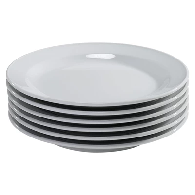 Null Flacher Teller Mit Schwarzer Mitte 17,5cm (2 Stück) Von CHEFGASTRO 5 Null Flacher Teller Mit Schwarzer Mitte 17,5cm (2 Stück) Von CHEFGASTRO – Bild 5