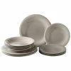Null Like. By Villeroy & Boch Color Loop Stone Starter Teller-Set 12tlg.