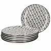 Null 6er Set Speiseteller Jail Schwarz Weiß - 89988