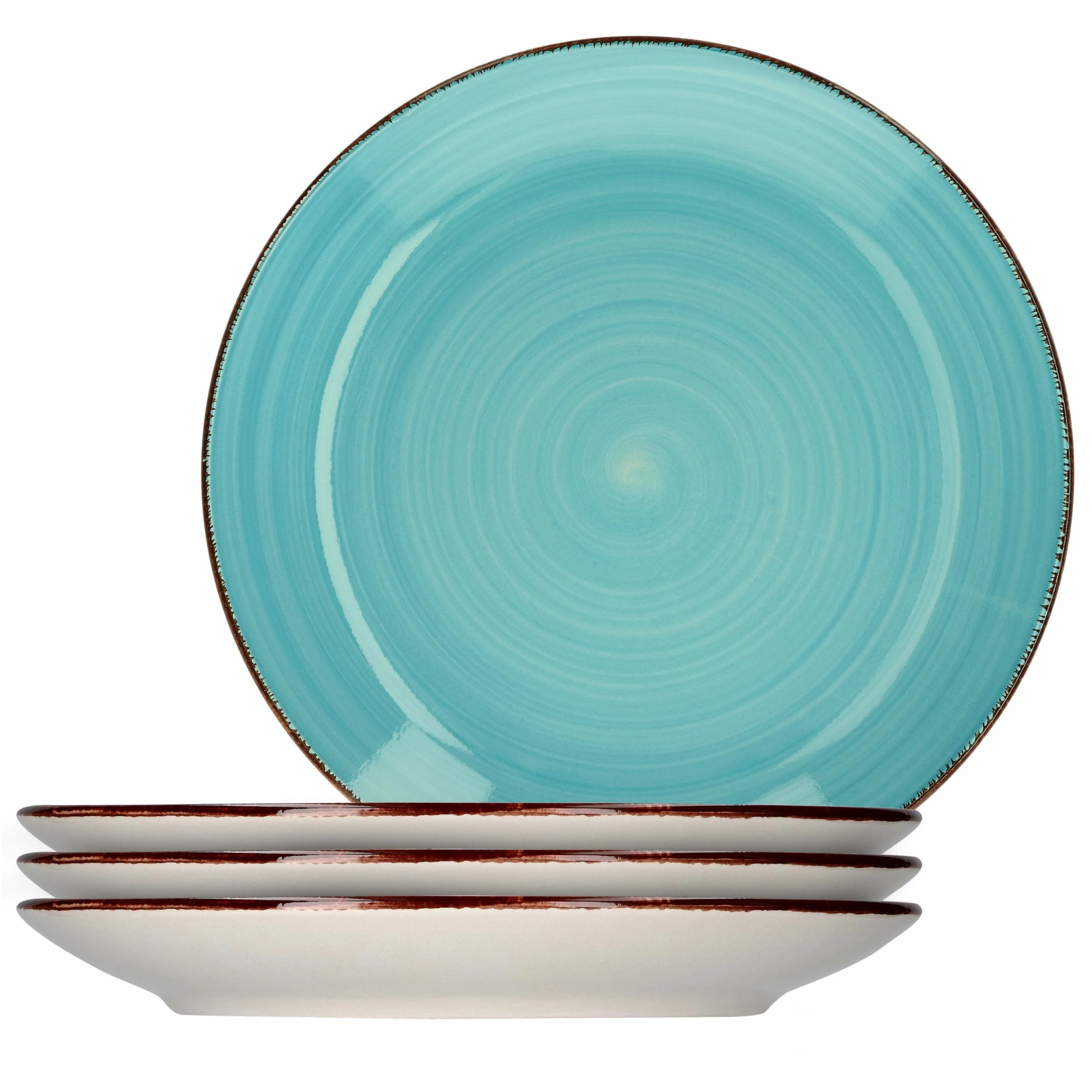 Null 4er Dessert-Kuchenteller Blue Baita White Under 19,5 Cm Hellblau 3 Null 4er Dessert-Kuchenteller Blue Baita White Under 19,5 Cm Hellblau – Bild 3