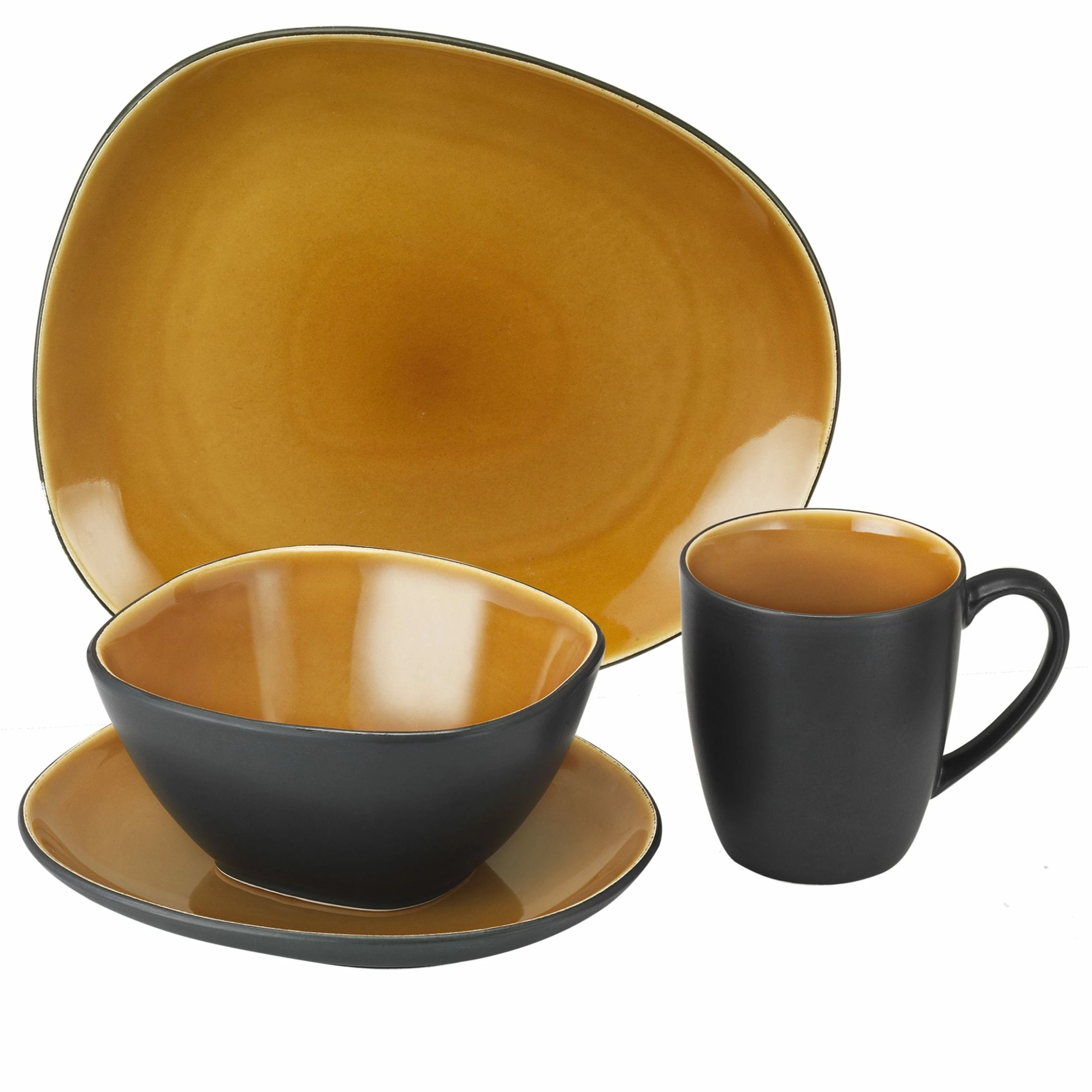 Null 16tlg Kombiservice Elements Rot 2 Null 16tlg Kombiservice Elements Rot – Bild 2