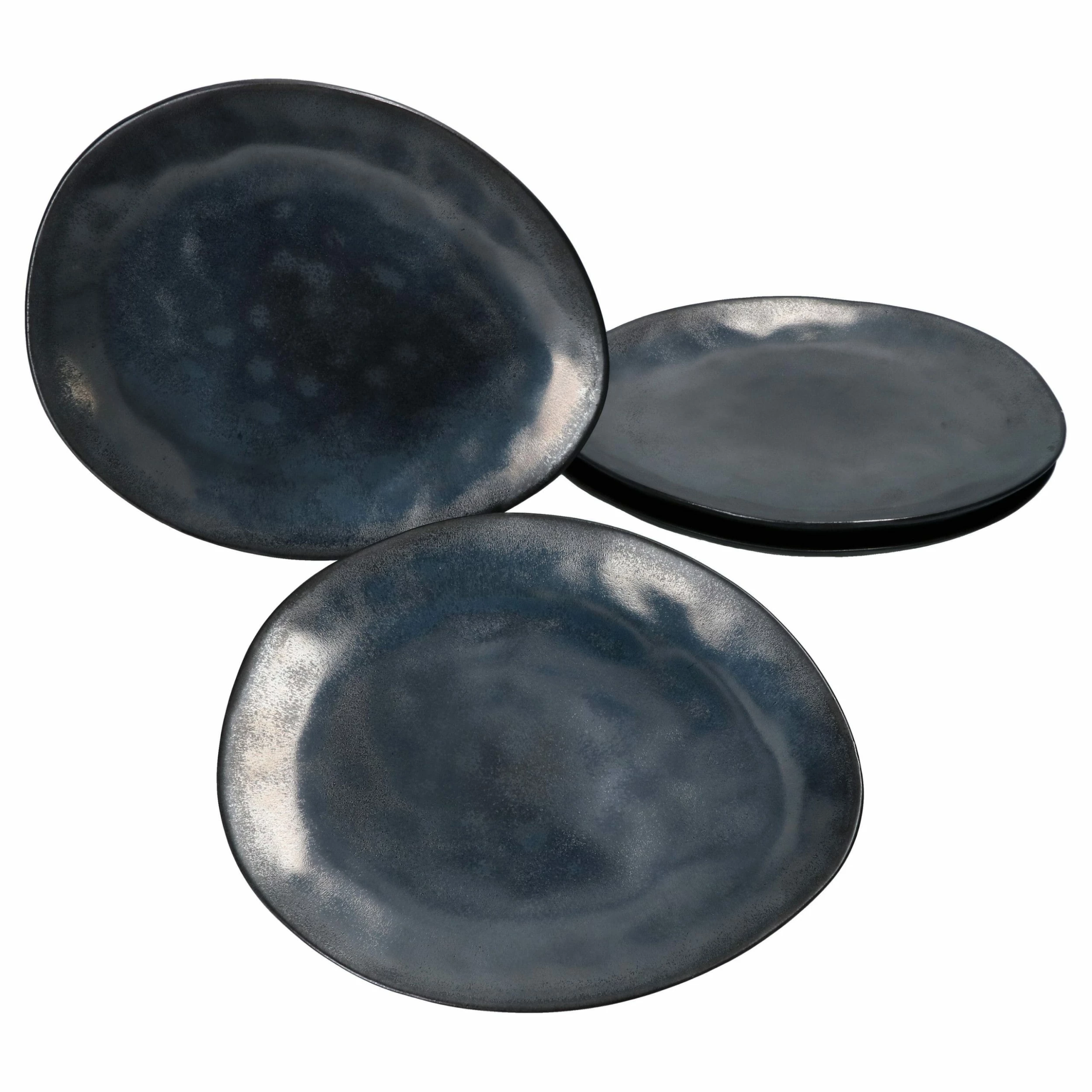 Null 4er Set Manhattan Nero Speiseteller 28,2cm Schwarz Oval - 24322631 2 Null 4er Set Manhattan Nero Speiseteller 28,2cm Schwarz Oval - 24322631 – Bild 2