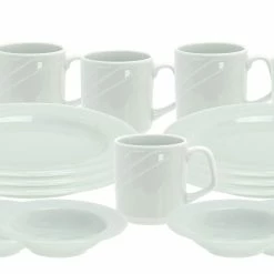 Null Frühstücksset 12tlg. Arcadia 6 Personen 6 Teller + 6 Becher Porzellan Geschirr -Null Shop 2ac17c60 0309 4ade ac33 ec7c43e33413 2 scaled