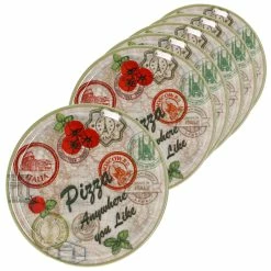 Null 6er Set Pizzateller Charme Green - Moskau Grün - 33cm - 04018#ZCHAV -Null Shop 2fb53308 1fa7 417e 9a5c 5a3498e01242 3 scaled