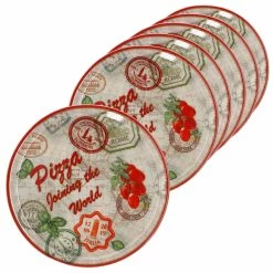 Null 4er Set Pizzateller Charme Red - Rom Rot - 31cm - 04019#ZCHAR -Null Shop 3613b559 1a84 4313 994c 5016371cb200 3 scaled