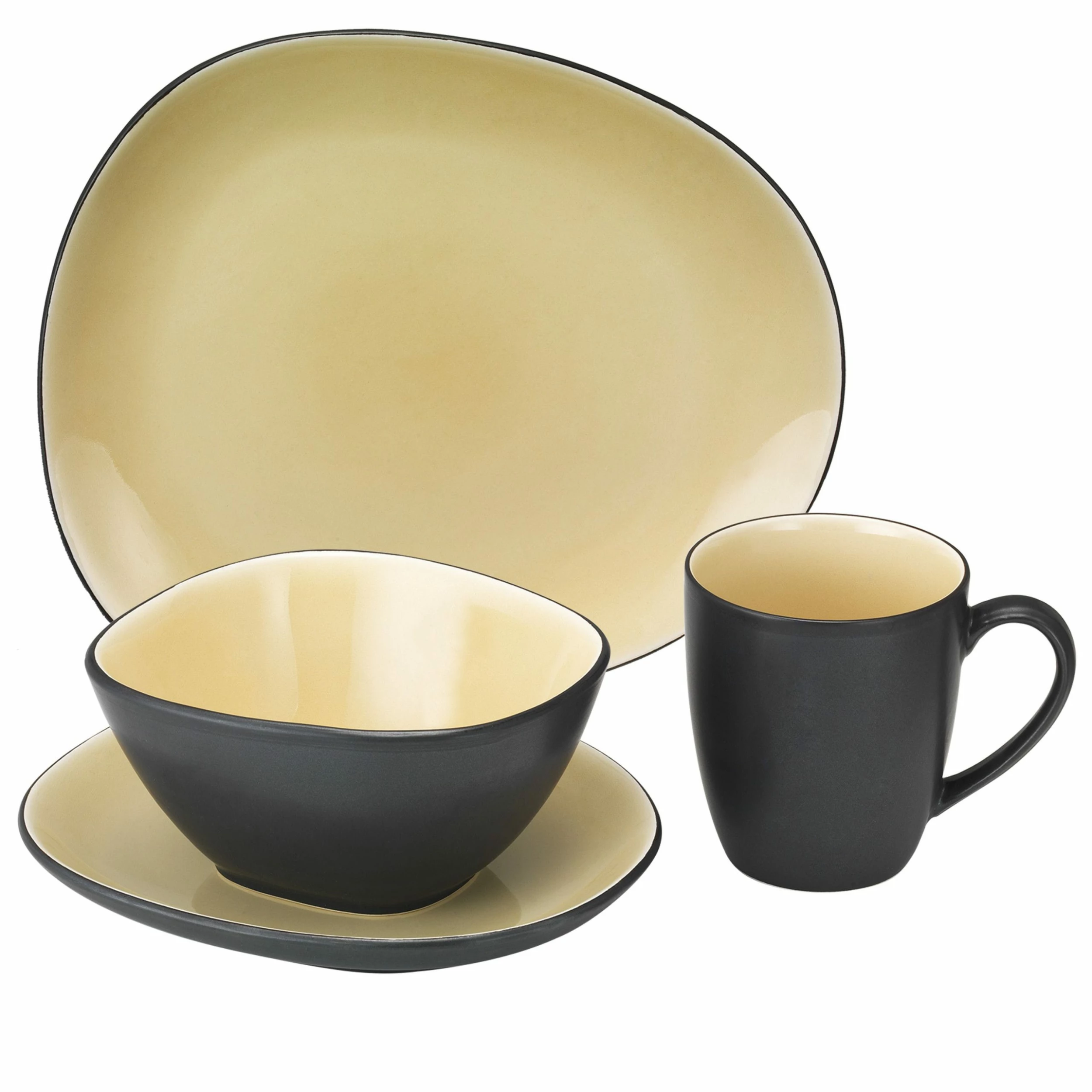 Null 16tlg Kombiservice Elements Rot 3 Null 16tlg Kombiservice Elements Rot – Bild 3