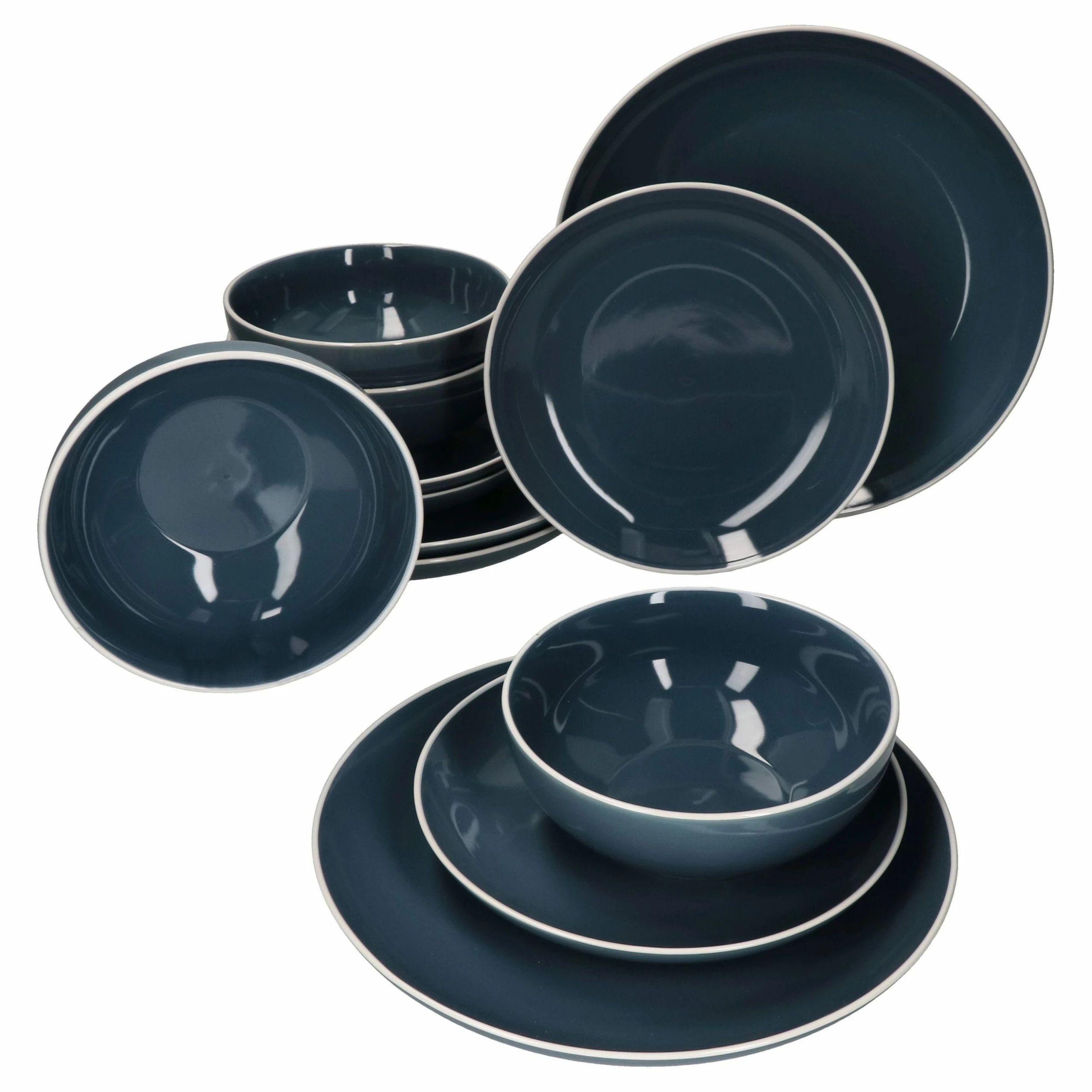 Null 12tlg. Teller Set Linus Rot - 404135 + 404142 + 404159 2 Null 12tlg. Teller Set Linus Rot - 404135 + 404142 + 404159 – Bild 2