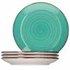 Null 4er Dessert-Kuchenteller Blue Baita White Under 19,5 Cm Mintgrün