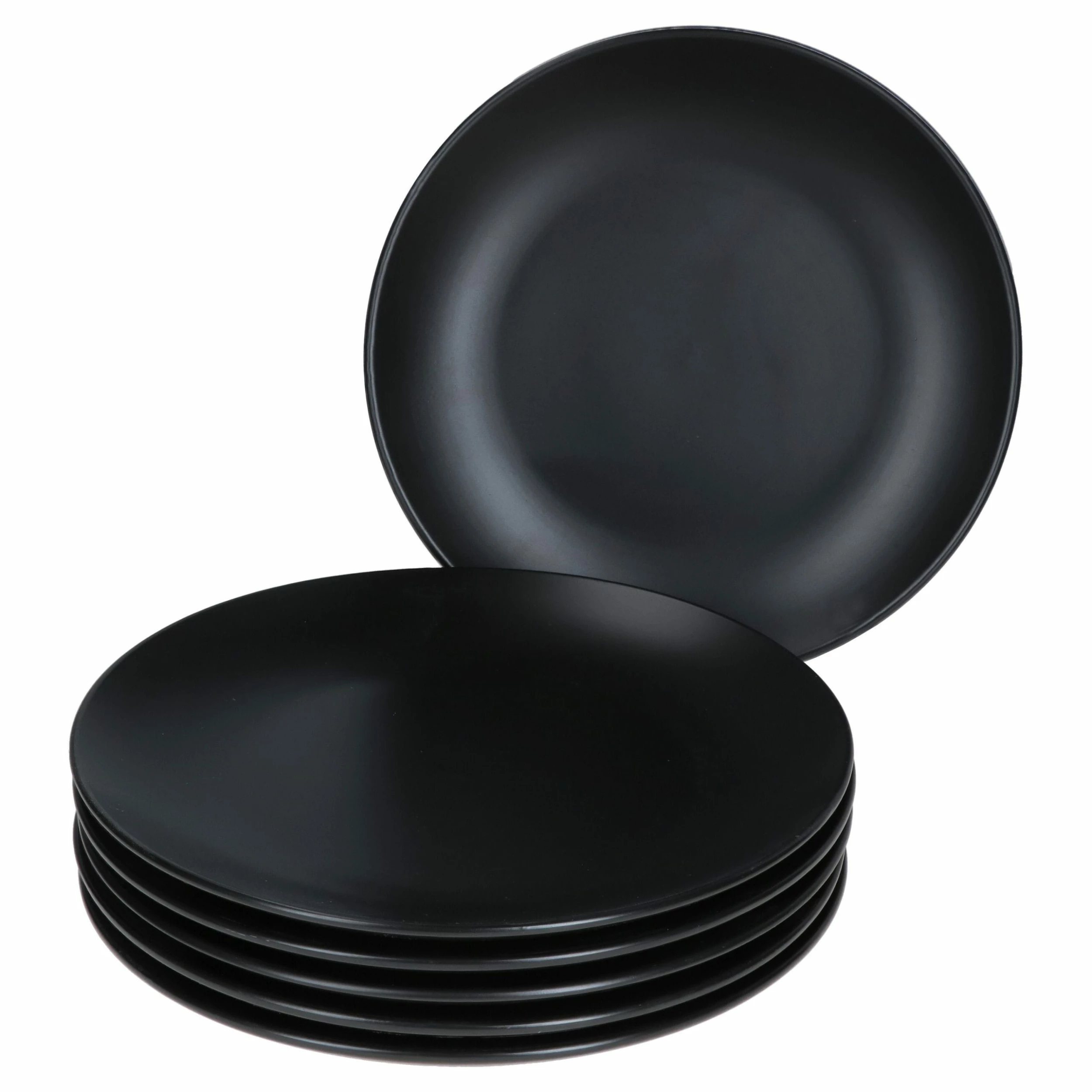 Null 6er Kuchenteller Set Kattegat Schwarz Matt 2 Null 6er Kuchenteller Set Kattegat Schwarz Matt – Bild 2