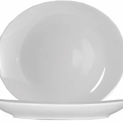 Null 6 X Tivoli Uni Steakteller 27,5cm * - Weiß - Saturnia