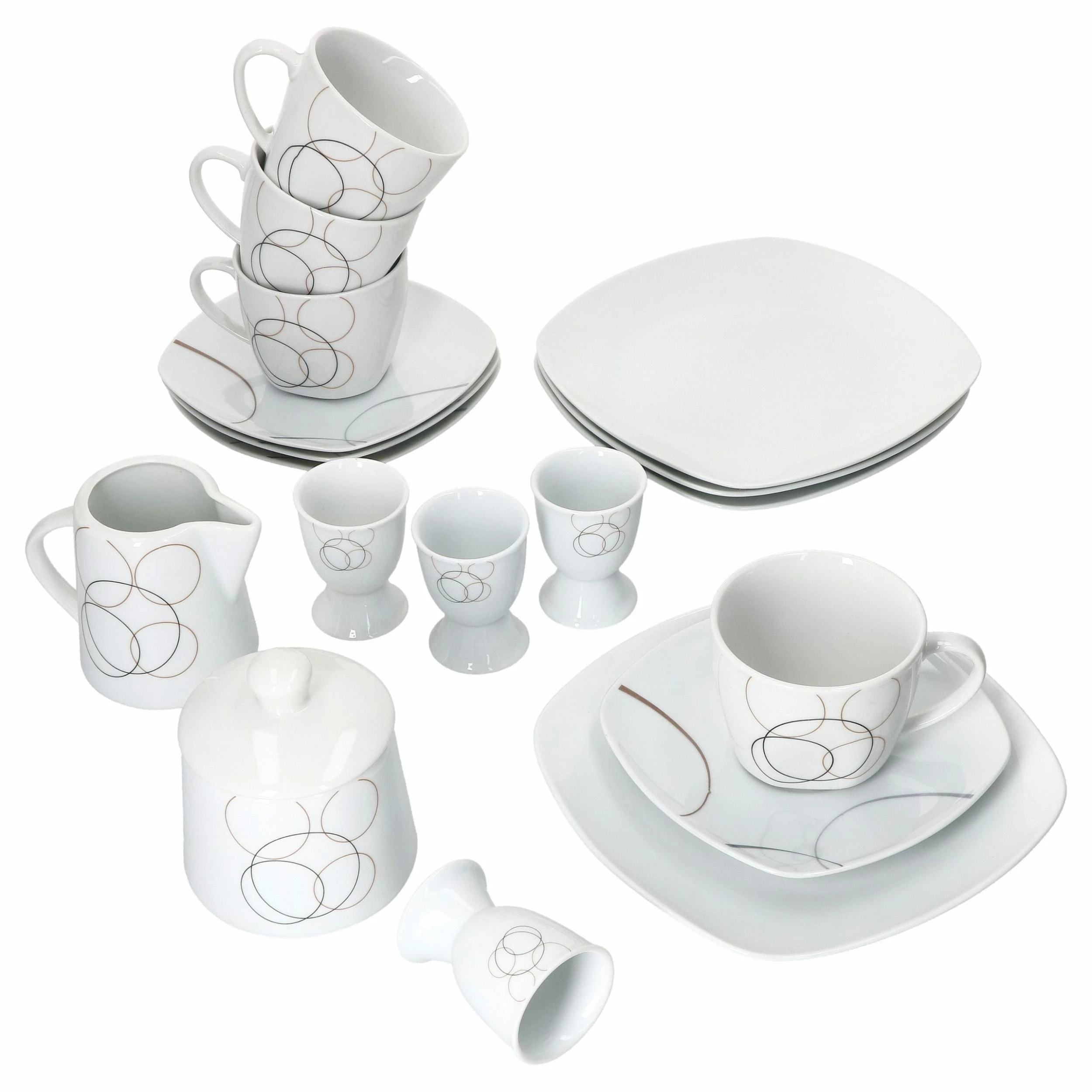 Null 18tlg. Kaffee Set Lilli Donna Für 4 Personen 5 Null 18tlg. Kaffee Set Lilli Donna Für 4 Personen – Bild 5