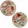 Null 2er Set Pizzateller Charme Red + Charme Grün - Rom Rot + Moskau Grün - 33cm - 04018#ZCHAR + 04018#ZCHAV