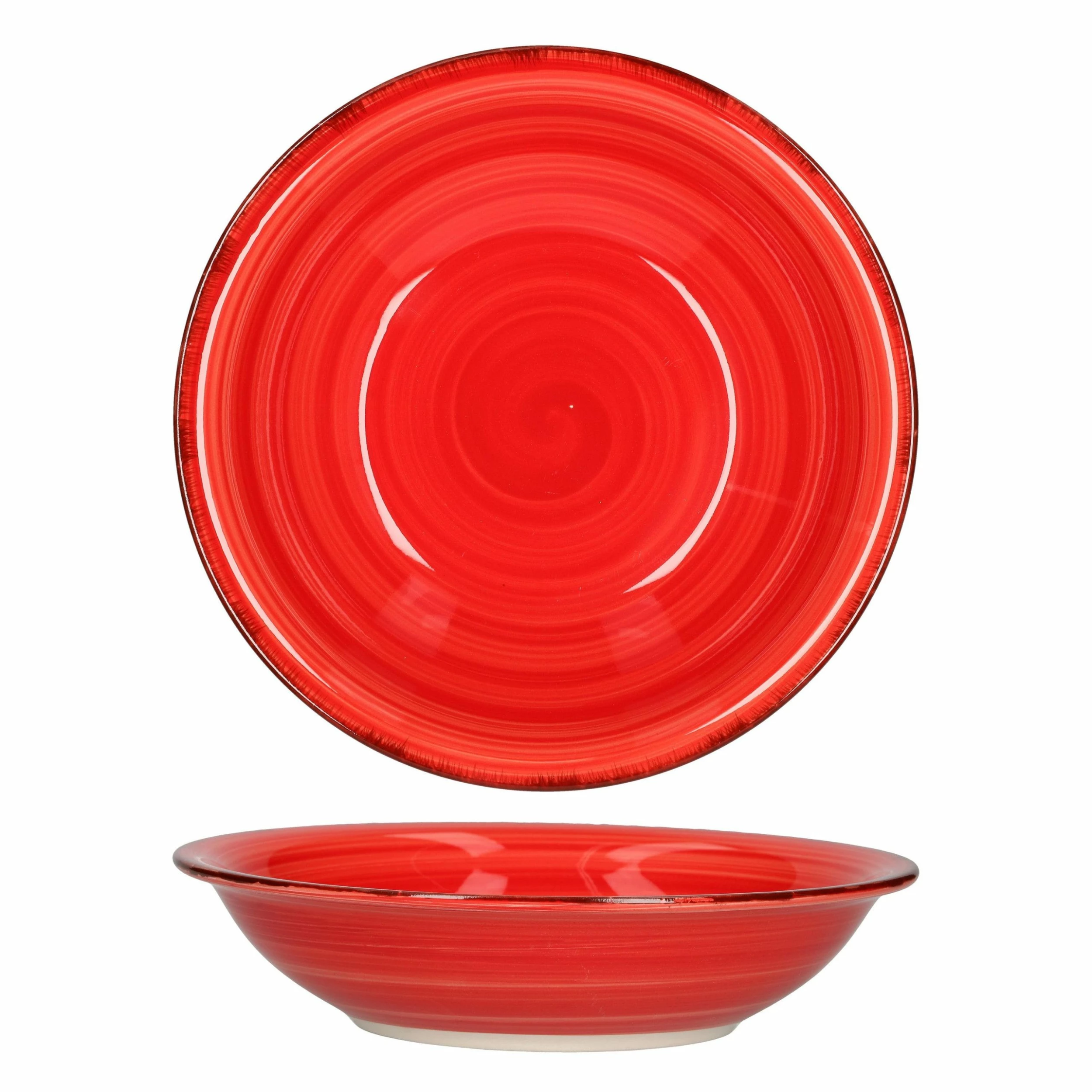 Null MamboCat Uni Rot 12-tlg. Teller Set Geschirr Steingut 7 Null MamboCat Uni Rot 12-tlg. Teller Set Geschirr Steingut – Bild 7