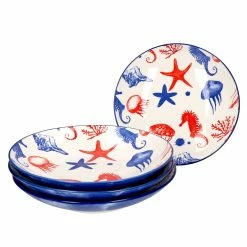 Null 4er Set Suppenteller 21,5cm Seestern Seaside - Ritzenhoff 270143