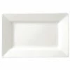 Null Gastronoble Lumina Rechteckige Teller Mit Breitem Rand 20cm