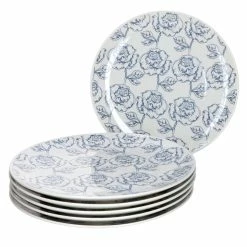Null 6er Set Dessert- Kuchenteller 20cm Blue Flower - Ritzenhoff 83965
