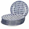 Null 6er Set Dessert- Kuchenteller Jail Blau Weiß - 89986