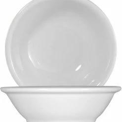 Null 10 X Tivoli Uni Schälchen 18cm * - Weiß - Saturnia