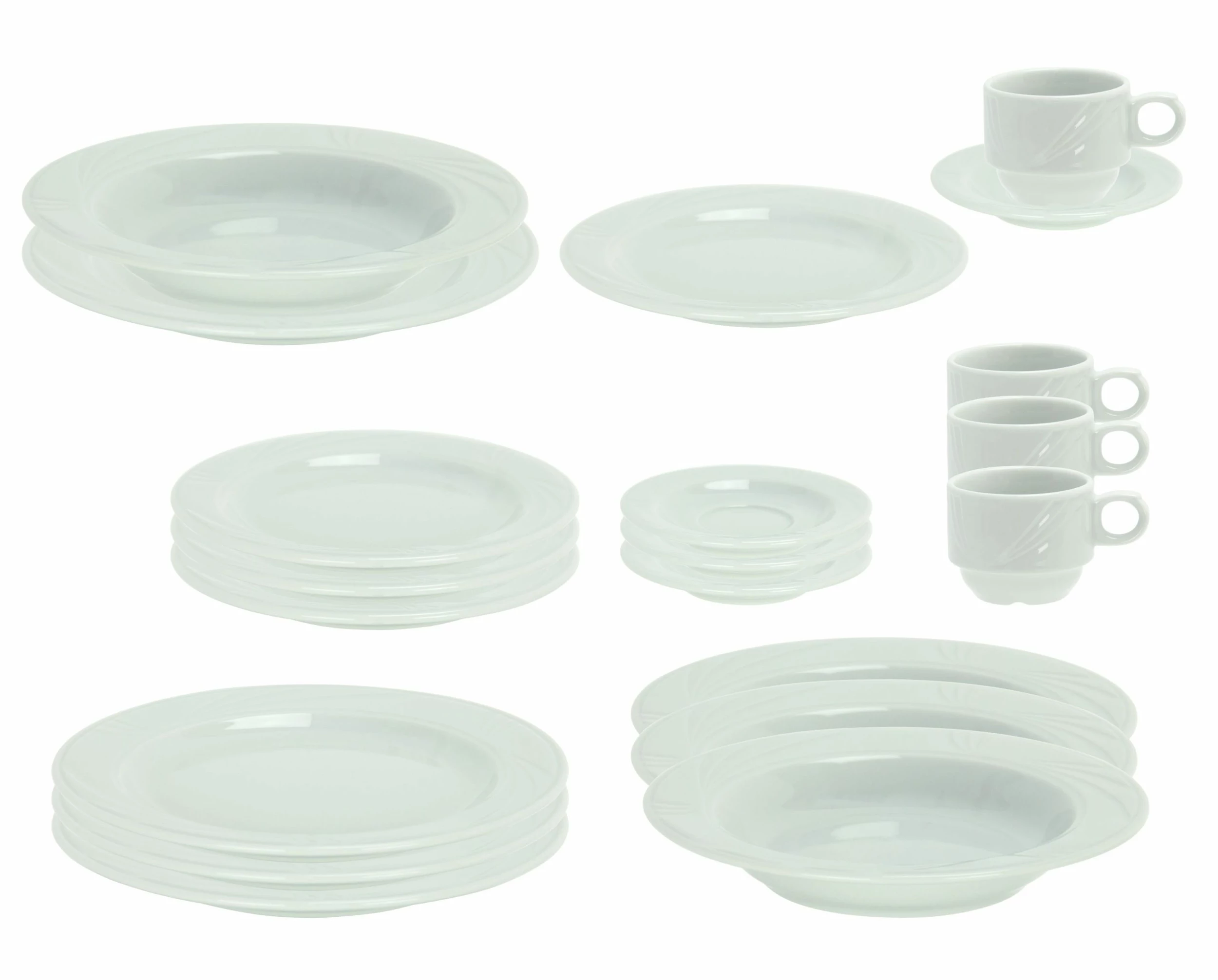 Null Kombiservice Arcadia 20tlg. Für 4 Personen 1 Null Kombiservice Arcadia 20tlg. Für 4 Personen