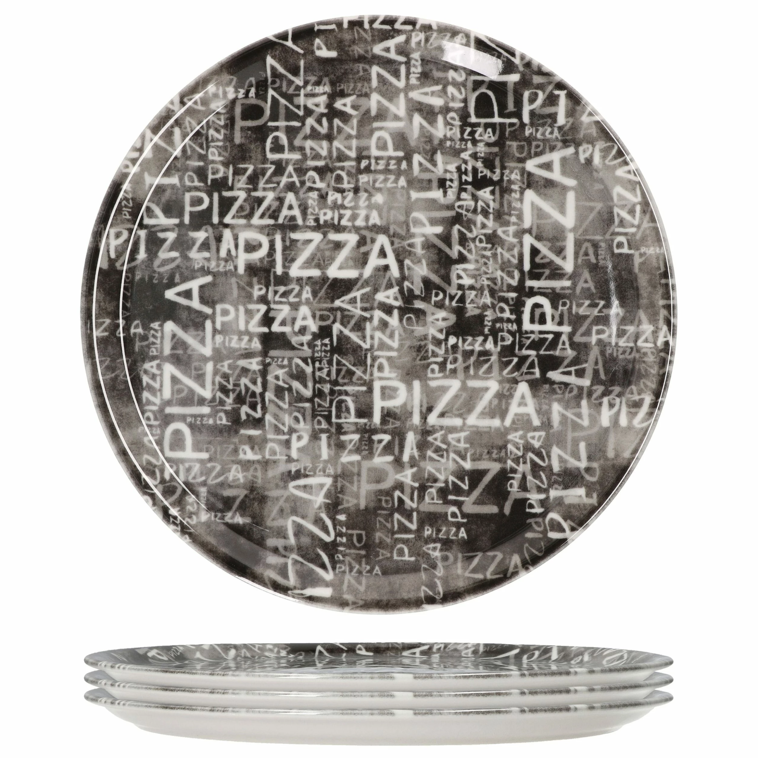 Null 2er Set Pizzateller Napoli Black 33cm - 04018#Z70 3 Null 2er Set Pizzateller Napoli Black 33cm - 04018#Z70 – Bild 3