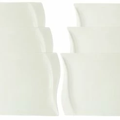 Null 6er Set Essteller Flach Harmony 29cm