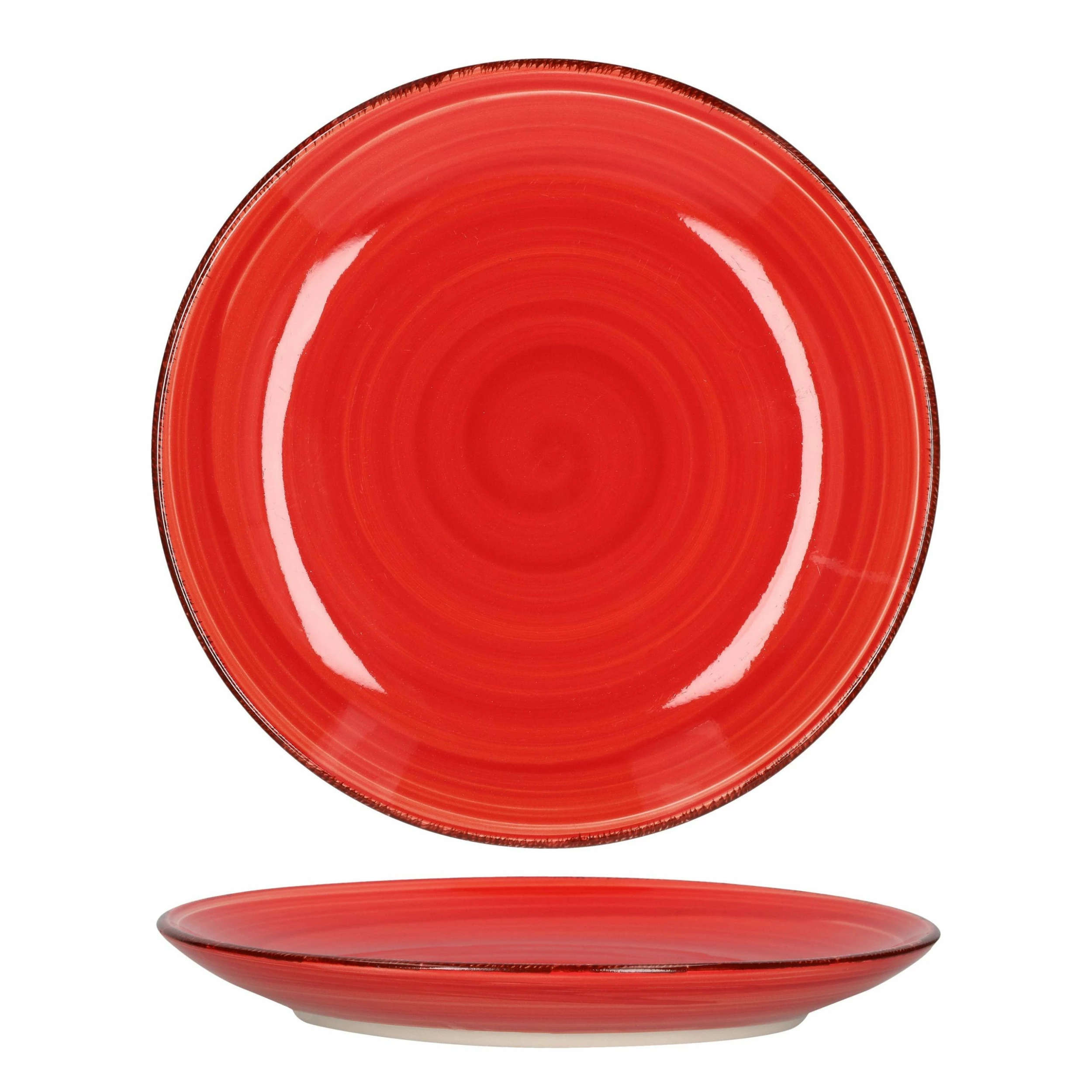 Null MamboCat Uni Rot 12-tlg. Teller Set Geschirr Steingut 6 Null MamboCat Uni Rot 12-tlg. Teller Set Geschirr Steingut – Bild 6