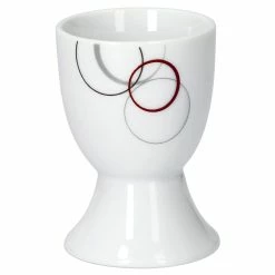 Null Kombiservice Palazzo 62tlg. - Weißes Porzellan Mit Kreise- Dekor In Grau Und Dunkelrot - Für 6 Personen -Null Shop bb7298e5 15b0 40a0 a07e 97406b38cae2 scaled