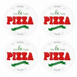 Null 4er Pizzateller Hot & Tasty 28cm