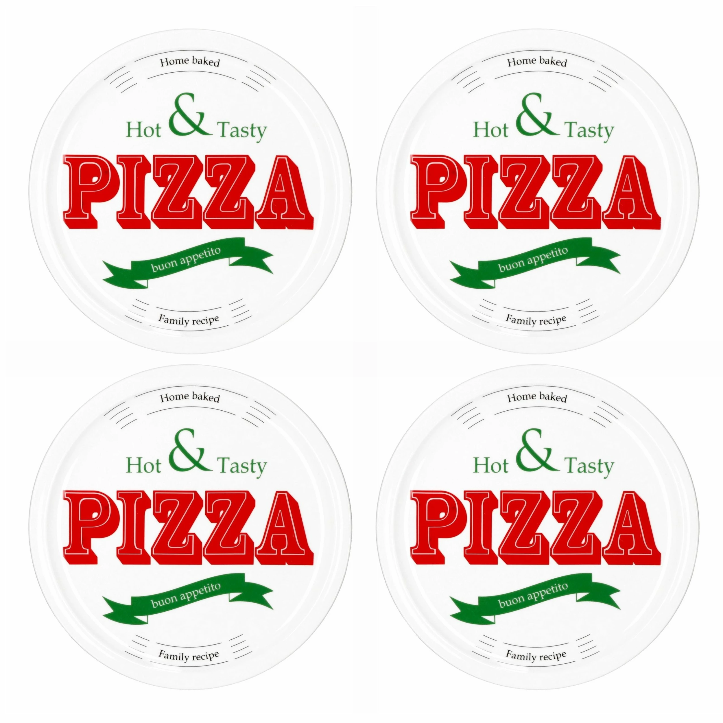 Null 4er Pizzateller Hot & Tasty 28cm 1 Null 4er Pizzateller Hot & Tasty 28cm