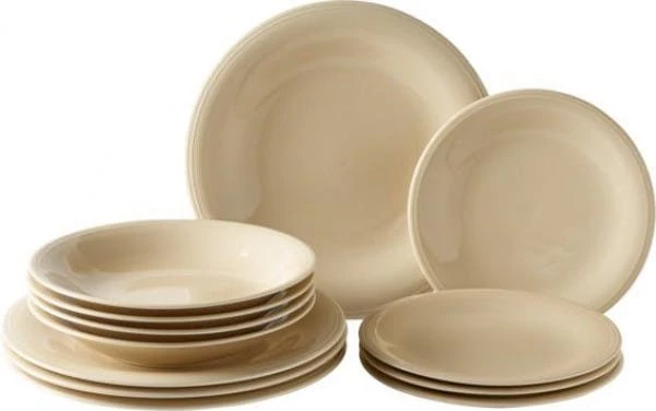 Null Like. By Villeroy & Boch Color Loop Stone Starter Teller-Set 12tlg. 2 Null Like. By Villeroy & Boch Color Loop Stone Starter Teller-Set 12tlg. – Bild 2