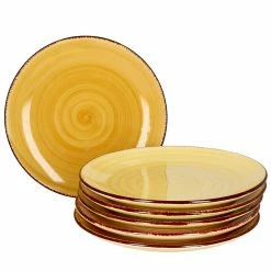 Null 6er Set Dessert- Kuchenteller Yellow Baita