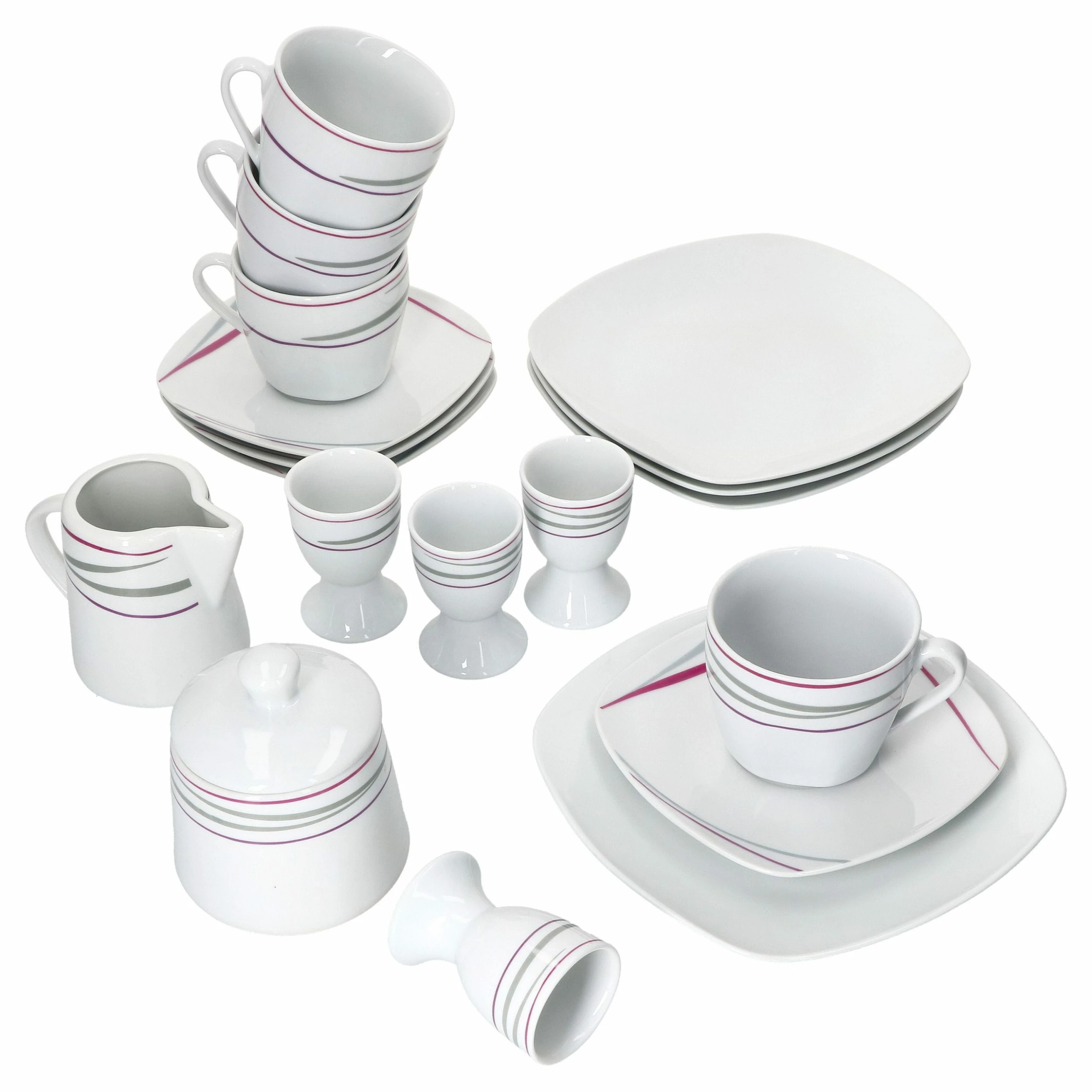 Null 18tlg. Kaffee Set Lilli Donna Für 4 Personen 4 Null 18tlg. Kaffee Set Lilli Donna Für 4 Personen – Bild 4
