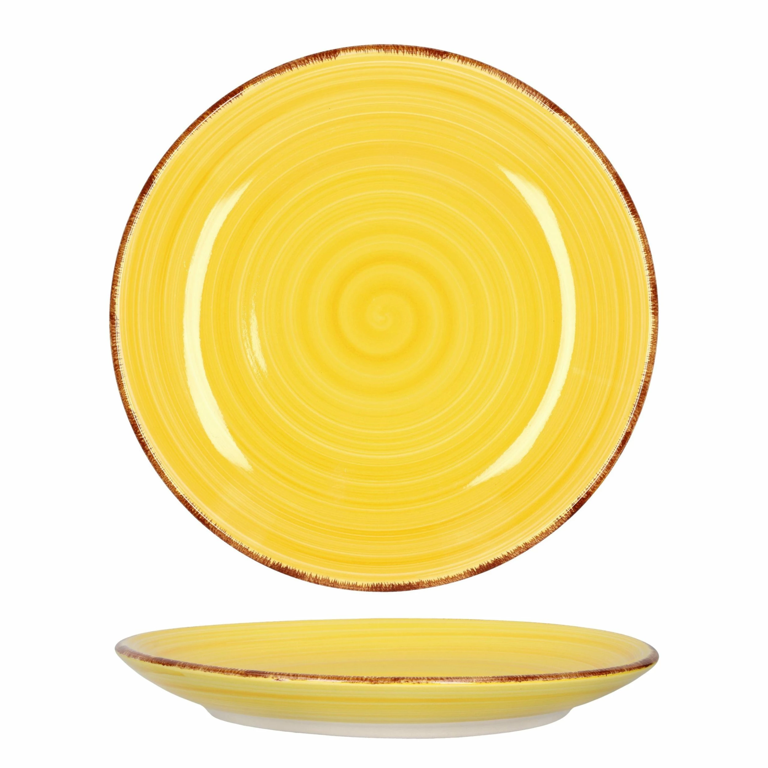Null MamboCat Uni Gelb 12-tlg. Teller Set Geschirr Steingut 6 Null MamboCat Uni Gelb 12-tlg. Teller Set Geschirr Steingut – Bild 6