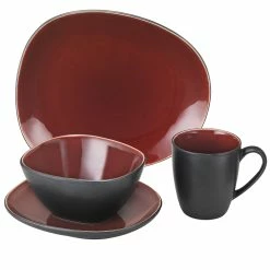 Null 16tlg Kombiservice Elements Rot
