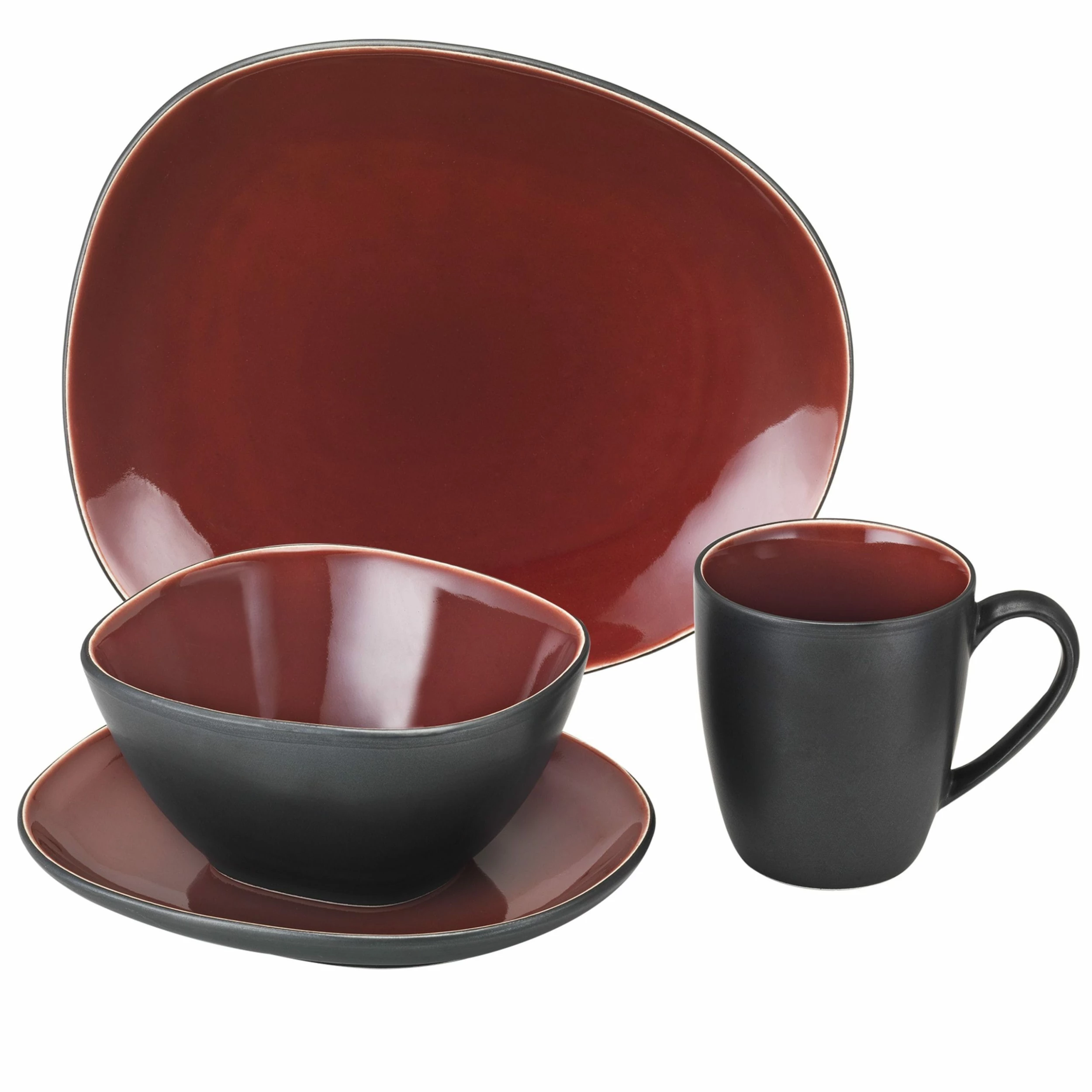 Null 16tlg Kombiservice Elements Rot 1 Null 16tlg Kombiservice Elements Rot