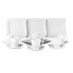 Null Kaffeeservice Harmony 18tlg. Eckig Porzellan Für 6 Personen Weiß Geschwungene Kant -Null Shop f053b10f fe90 4114 9cf8 423ebfa67421 1 scaled