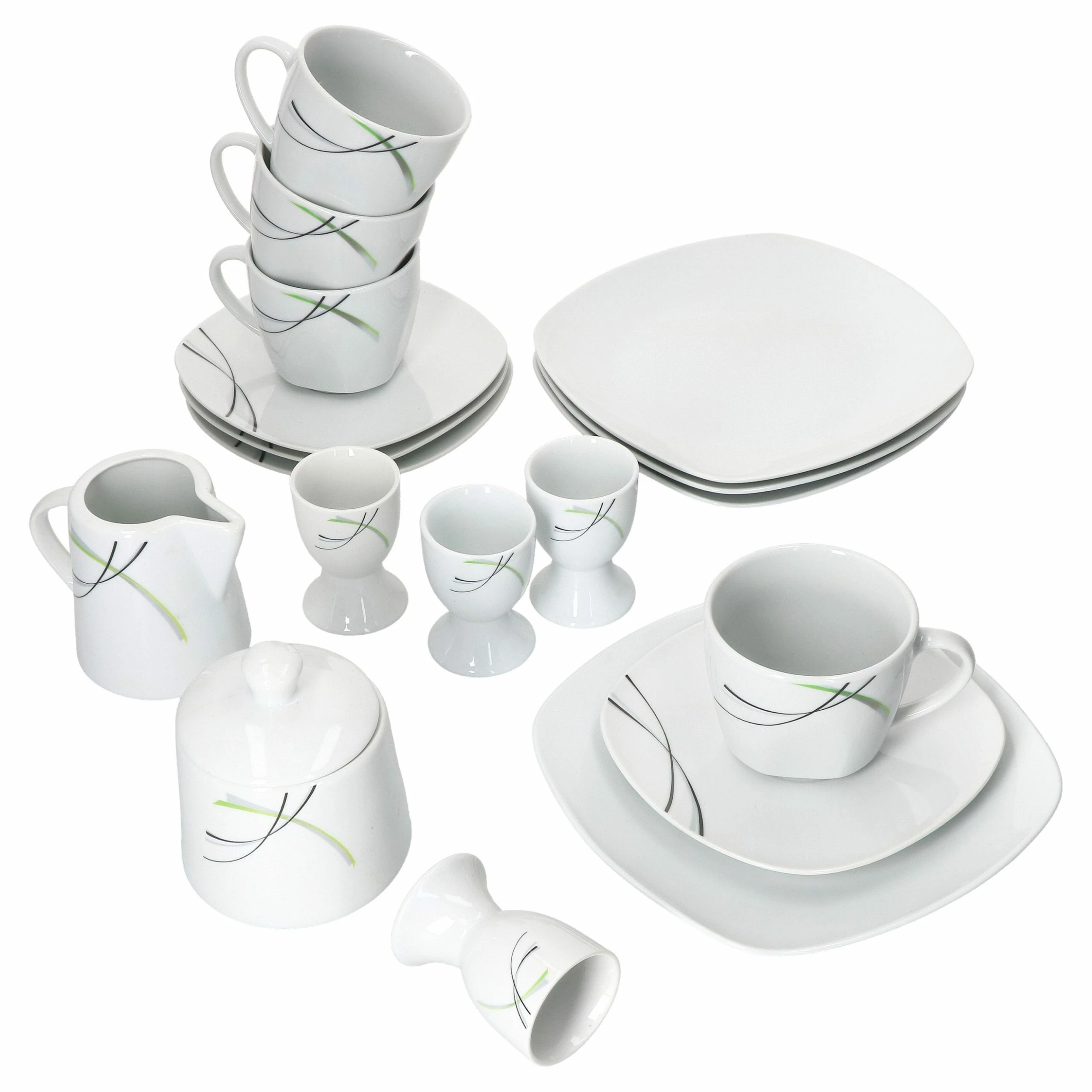 Null 18tlg. Kaffee Set Lilli Donna Für 4 Personen 1 Null 18tlg. Kaffee Set Lilli Donna Für 4 Personen