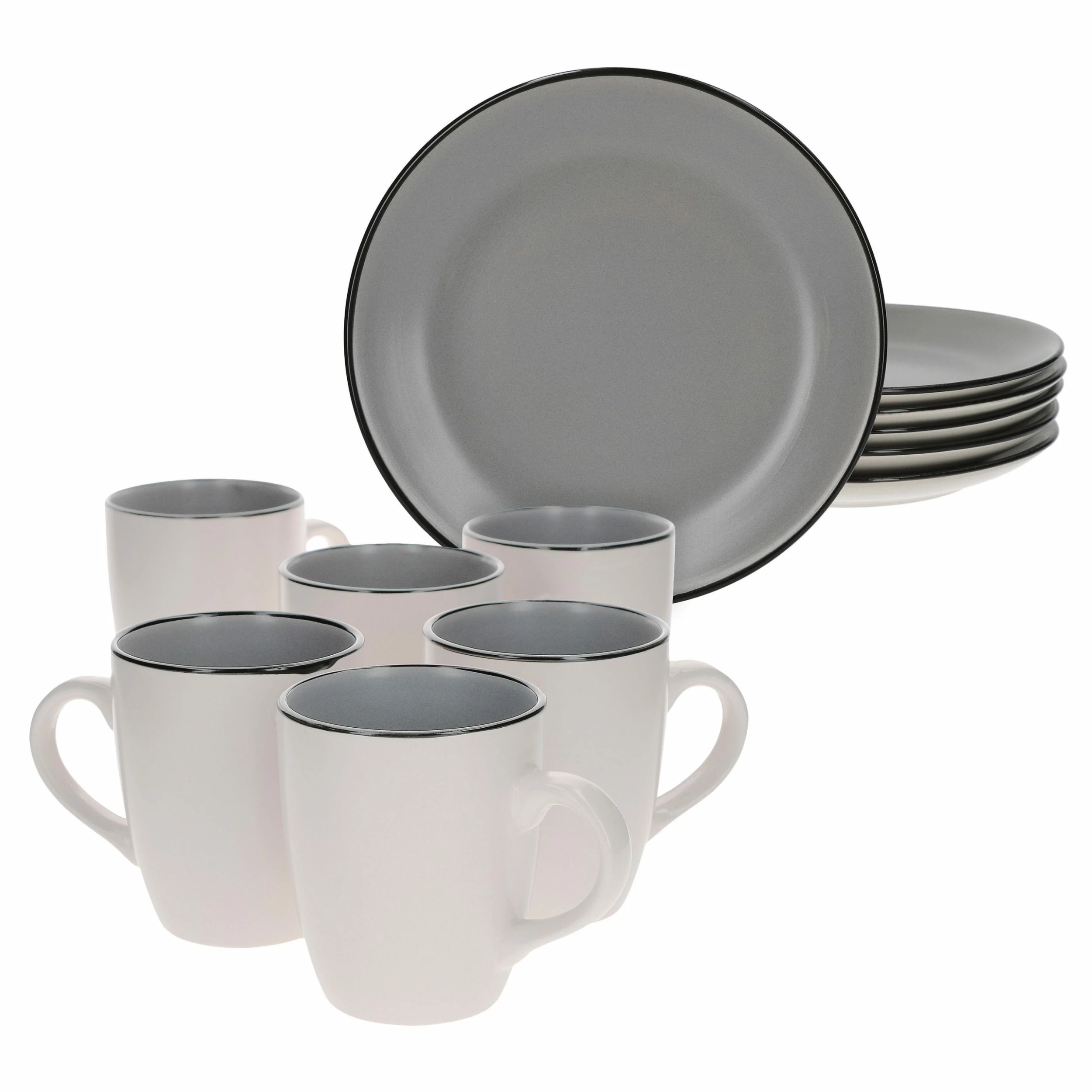 Null 18tlg Frühstücksset Campo Grau Keramik Für 6 Personen 3 Null 18tlg Frühstücksset Campo Grau Keramik Für 6 Personen – Bild 3