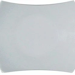 Null 4 X Tokio Uni Rechteckteller Flach 31x26cm * - Weiß -