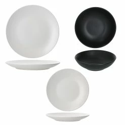 Null 18tlg Teller Set Nero Bianco - Speiseteller Weiß, Suppenteller Schwarz & Desserteller Weiß -Null Shop fd4b06de a91d 47d6 8f47 7b301071aa41 scaled