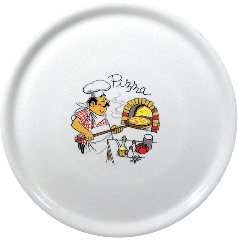Null Van Well Pizzateller Mit Küchenchef Dekor 5 Null Van Well Pizzateller Mit Küchenchef Dekor – Bild 5