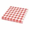Null 400x Servietten Prägeservietten 33 X 33 Cm 1-lagig KARO Rot