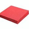 Null 1000x Servietten 33 X 33 Cm 1/4 -Falz 3-lagig Rot