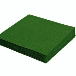 Null 1000x Servietten 33 X 33 Cm 1/4-Falz 3-lagig Dunkelgrün