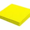 Null 250x Servietten 33 X 33 Cm 1/4 -Falz 3-lagig Gelb