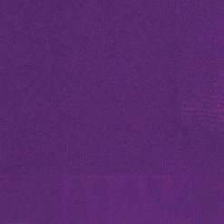 Null 20 Große Servietten Dunkellila