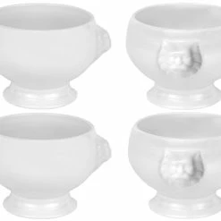 Null 4er Set Löwenkopfterrine - Suppentasse 0,4L