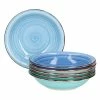 Null 6er Set Essteller Tief Blue Baita 21,5cm