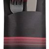 Null Bestecktaschen Stripes 200 X 85 Mm Bordeaux